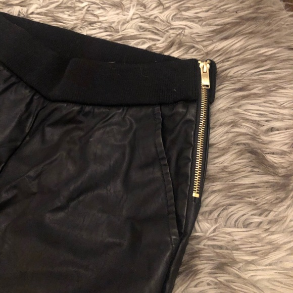 ⭐️Buy 1 get 1 FREE⭐️NWOT forever 21 leather joggers - Picture 3 of 5